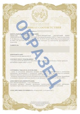 Образец Сертификат СТО 01.064.00220722.2-2020 Сортавала Сертификат СТО 01.064.00220722.2-2020 